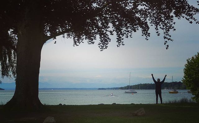 Morning routine for Starnberg man